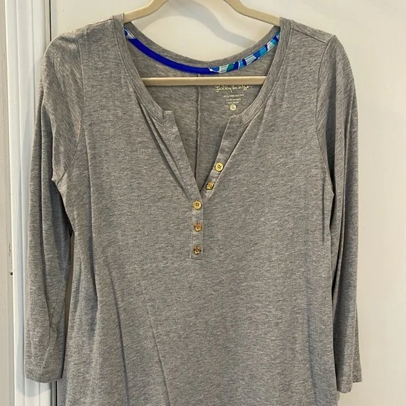 Lilly Pulitzer Banyan Dress in Heather Grey - Picture 2 of 9